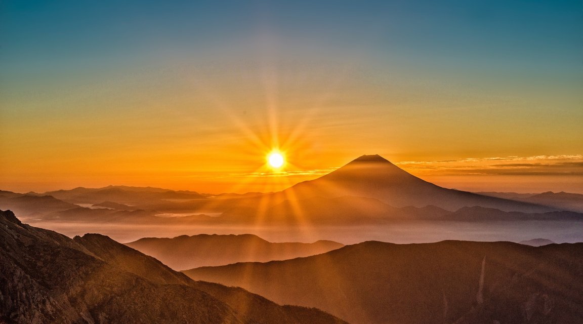 Un joli coucher de soleil