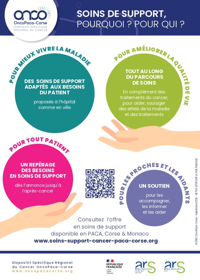 flyer soins de support