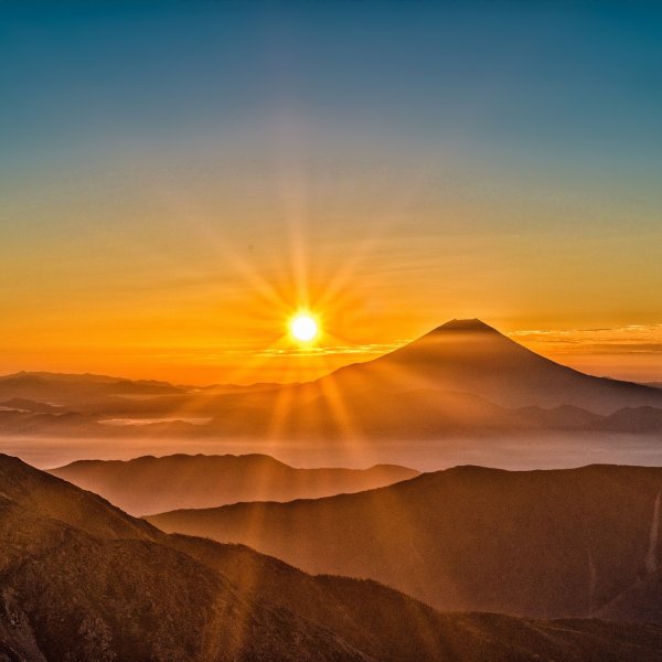 Un joli coucher de soleil